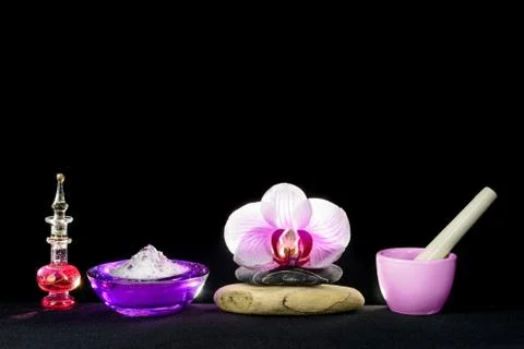 Isolated spa set Stock Photos