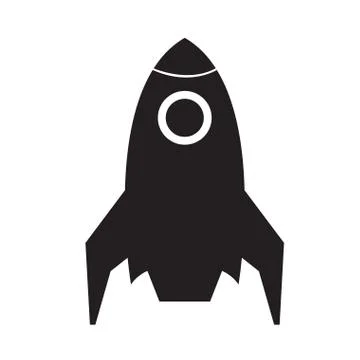 Isolated spaceship logo Stock Illustration
