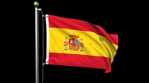 Isolated Spain Stock Footage 456407