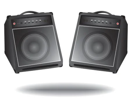 Isolated speakers vector design Stock Illustration