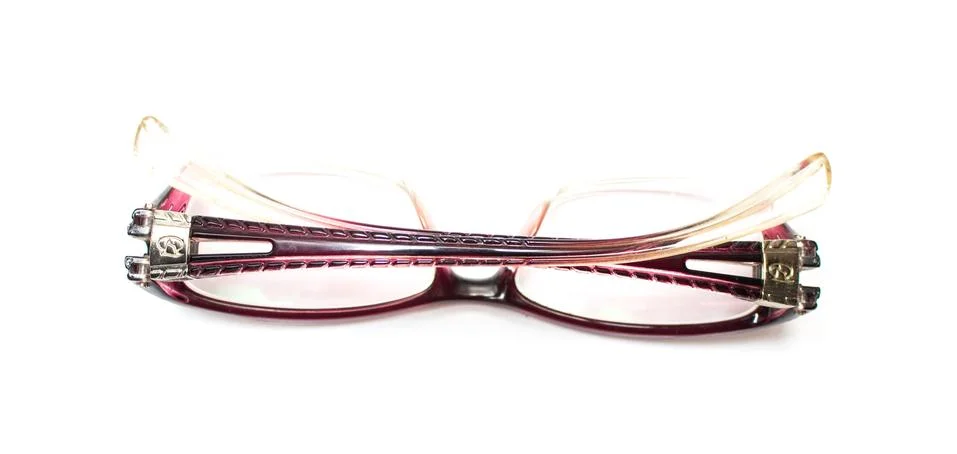 Isolated of spectacles with white background. Stock Photos
