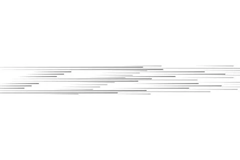 Isolated speed lines. The effect of movement to your design. Black lines on a Stock Illustration