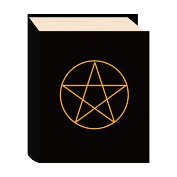 Isolated spell book Ilustração Stock