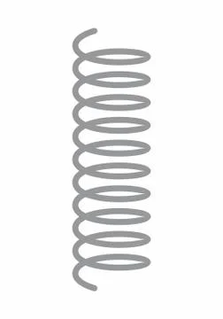 Isolated spring illustration Stock Illustration