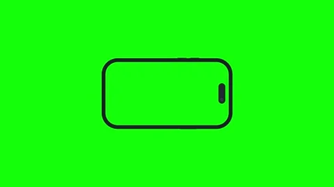 Isolated Square on Green Screen Background Video stock 343928585