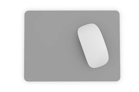 Isolated square mousepad Stock Illustration