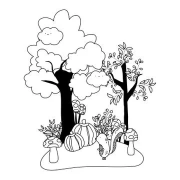 Isolated squirrel cartoon vector design Stock Illustration