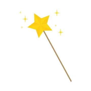 Isolated star trick Stock Illustration