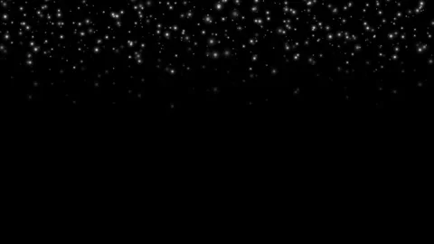 Isolated Starry Sky Horizontal Stock Footage 260598209