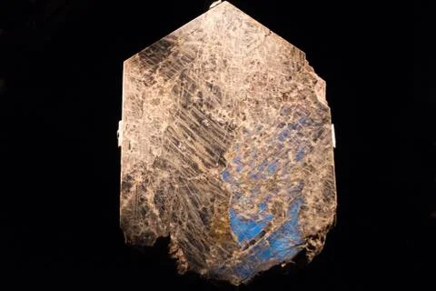 Isolated stone with black background Stock Photos