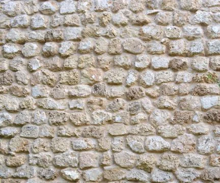 Isolated stone brick wall Stock Photos