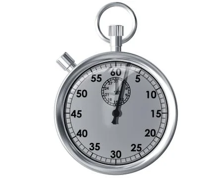 Isolated stopwatch Stock Illustration