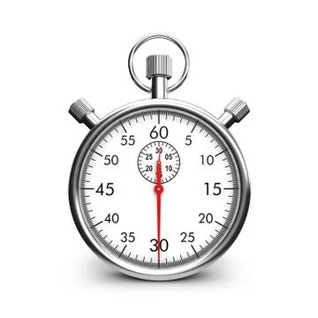 Isolated stopwatch Stock Illustration