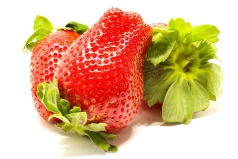 Isolated Strawberry Stock Photos