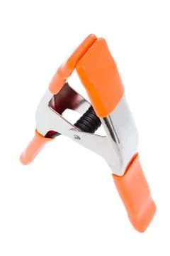 Isolated studio big clamp Stock Photos