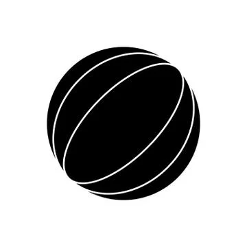 Isolated summer ball design Stock Illustration