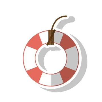 Isolated summer float design Stock Illustration