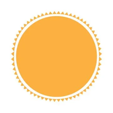 Isolated sun icon Stock Illustration