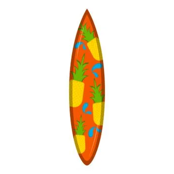Isolated surfboard icon Stock Illustration