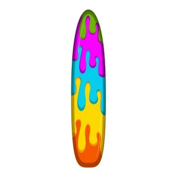 Isolated surfboard icon Stock Illustration