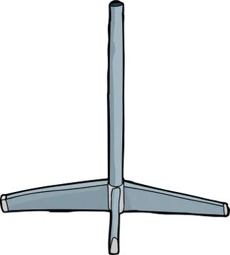 Isolated Table Stand Stock Illustration