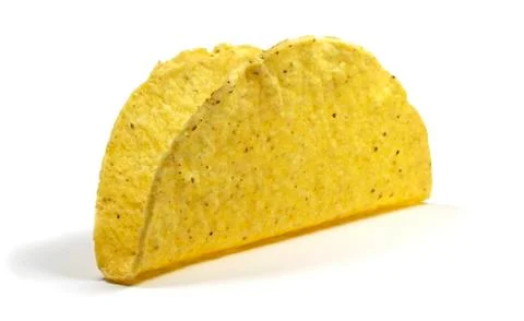 Isolated taco shell Foto stock