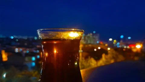 Isolated with tea 写真素材