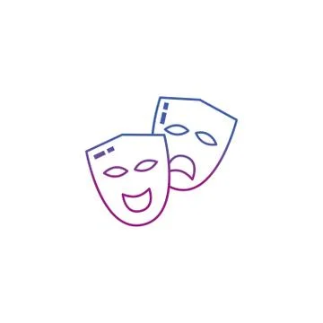 Theater Masks Illustrations ~ Theater Masks Vectors