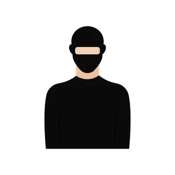 Isolated thief icon Stock Illustration