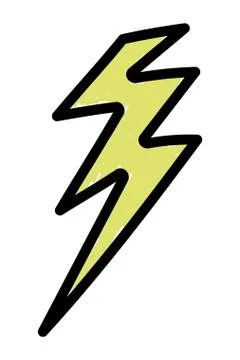 Isolated thunder icon design vector illustration 스톡 일러스트