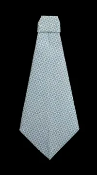 Isolated tie forigami Stock Photos