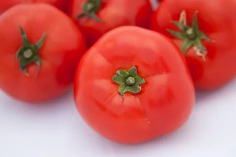 Isolated tomatoes Stock Photos