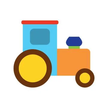 Isolated toy train icon Stock Illustration
