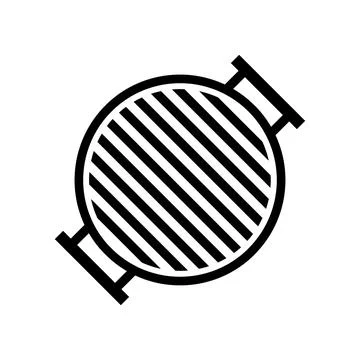 Isolated on transparent background 3D cube icon with measurement arrows Stock Illustration