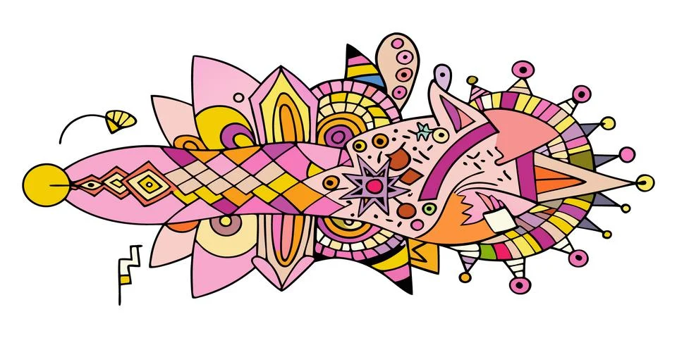 Isolated on transparent background, Vector Illustrazione stock