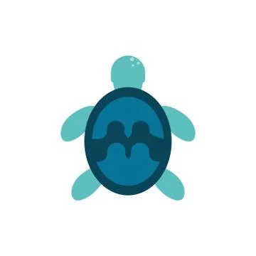 Isolated turtle animal vector design Illustrazione stock