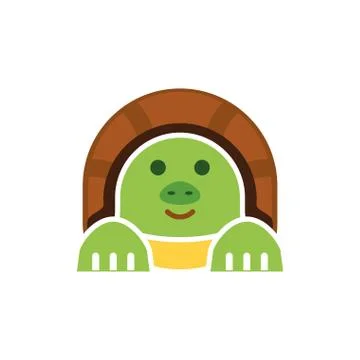 Isolated turtle flat vector design Stock Illustration