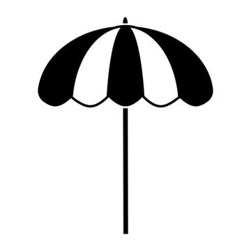 Isolated umbrella icon 스톡 일러스트