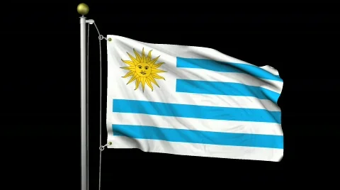 Isolated Uruguay Stock Footage 418306