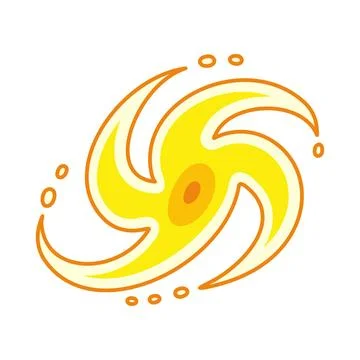 Isolated vector illustration cartoon space galaxy Stock Illustration