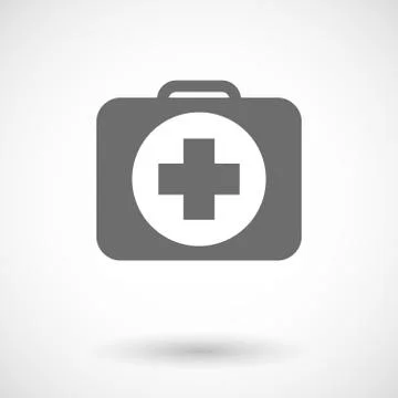 Isolated vector illustration of  a first aid kit icon Stock Illustration