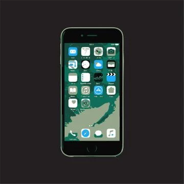 Isolated vector image smart phone Stock Illustration