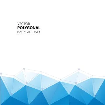 Isolated vector pattern. Abstract composition, polygonal construction Stock Illustration