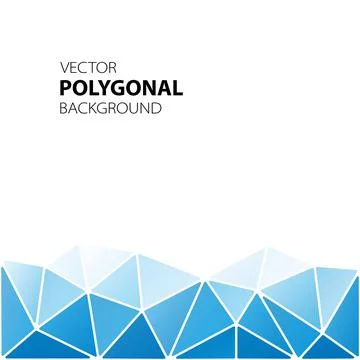 Isolated vector pattern. Abstract composition, polygonal construction Stock Illustration