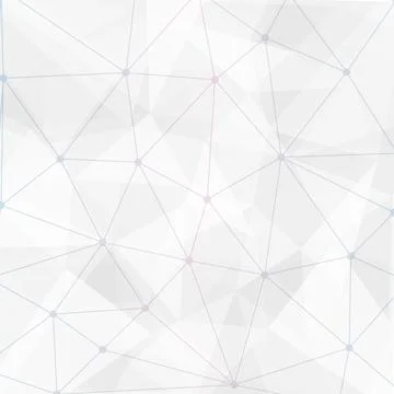 Isolated vector pattern. Abstract composition, polygonal construction Stock Illustration