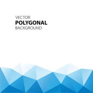 Isolated vector pattern. Abstract composition, polygonal construction Stock Illustration