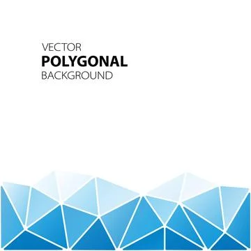 Isolated vector pattern. Abstract composition, polygonal construction Stockillustratie