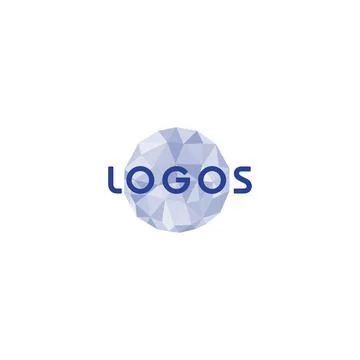 Isolated vector round. Abstract composition, polygonal construction, connecting 库存插图