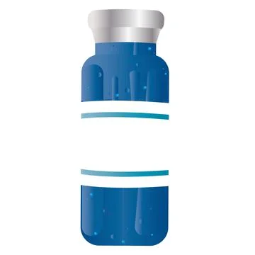 Isolated vial icon Illustrazione stock