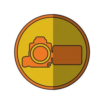 Isolated videocamera device design Stock Illustration